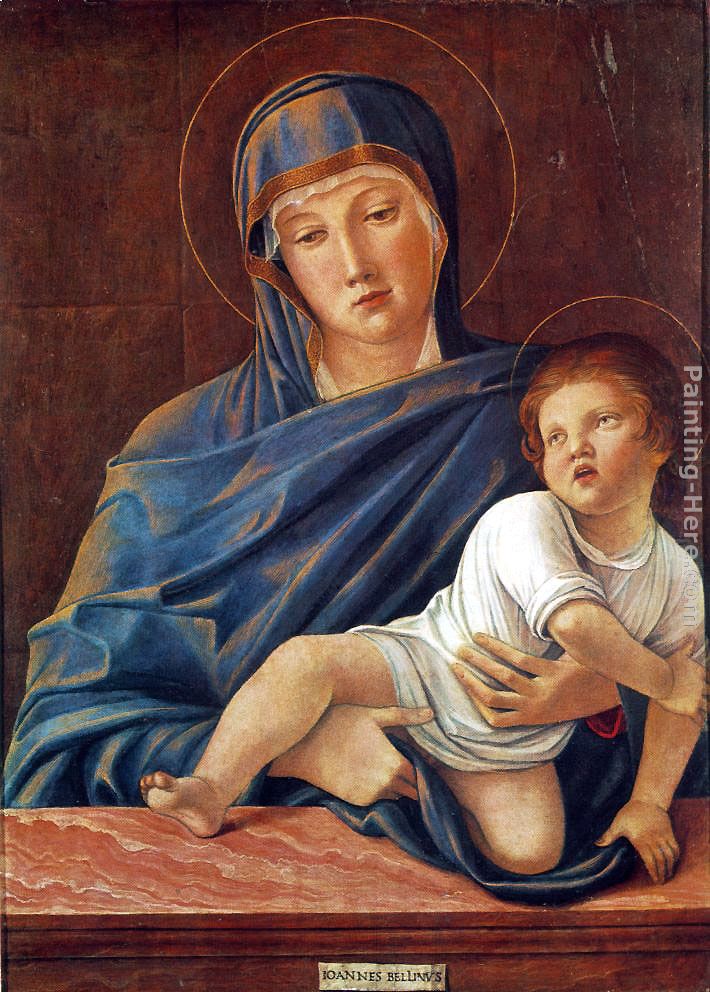 Madonna and Child painting - Giovanni Bellini Madonna and Child art painting